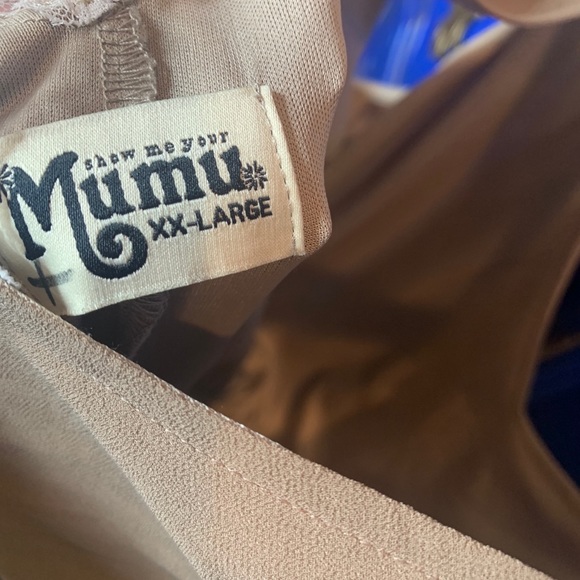 Show Me Your Mumu Kendall Maxi Dress Taupe 2XL - Picture 5 of 6